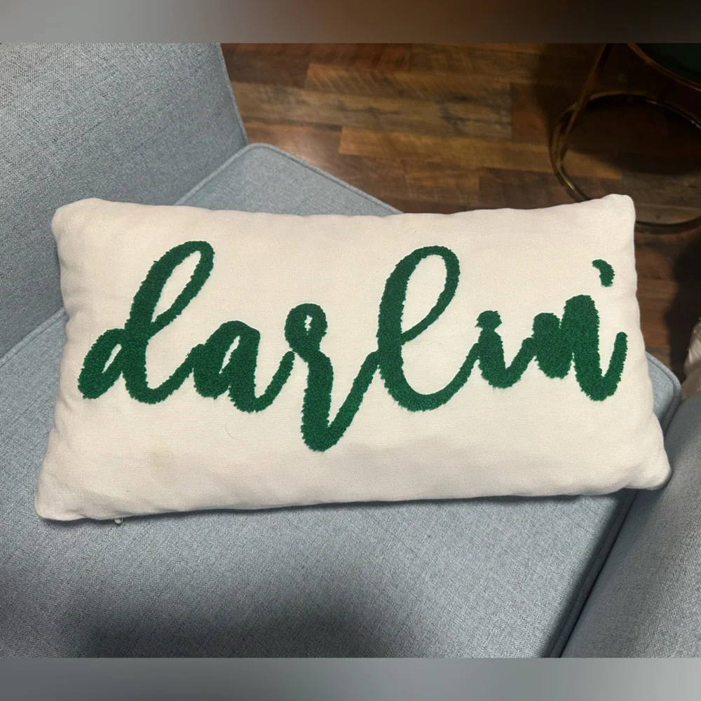 Green Darlin’ Pillow